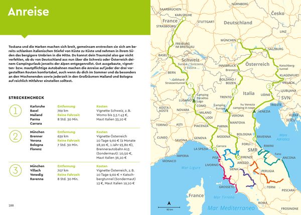 Produktbild: MARCO POLO Camper Guide Toskana, Umbrien & Marken