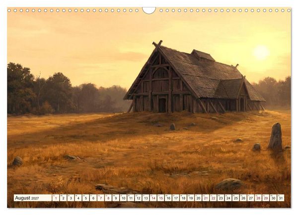 Produktbild: Welten der Literatur - Zw&ouml;lf Zust&auml;nde des Imagin&auml;ren (Wandkalender 2027 DIN A3 quer), CALVENDO Monatskalender