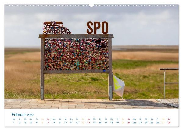 Produktbild: Sankt Peter-Ording - Str&auml;nde, D&uuml;nen, Weite (Wandkalender 2027 DIN A2 quer), CALVENDO Monatskalender