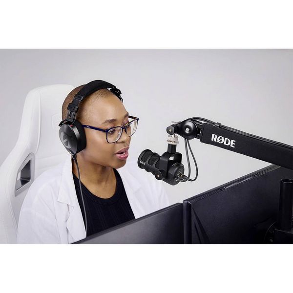 Produktbild: RODE - R&Oslash;DE PodMic USB, Studio-Mikrofon, -57 dB, 20 - 20000 Hz, 460 Ohm, 24 Bit, 48 kHz