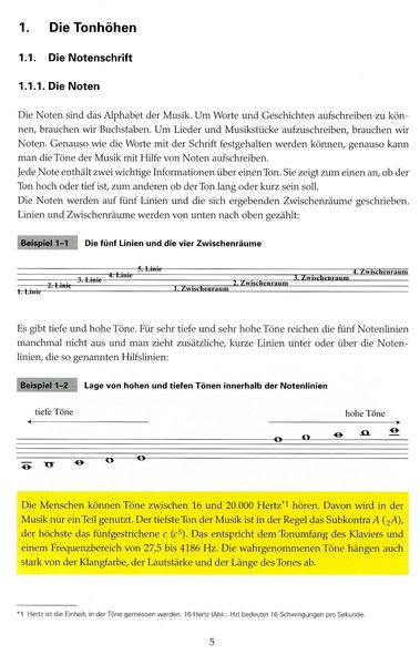 Produktbild: Musiktheorie f&uuml;r Jung und Alt