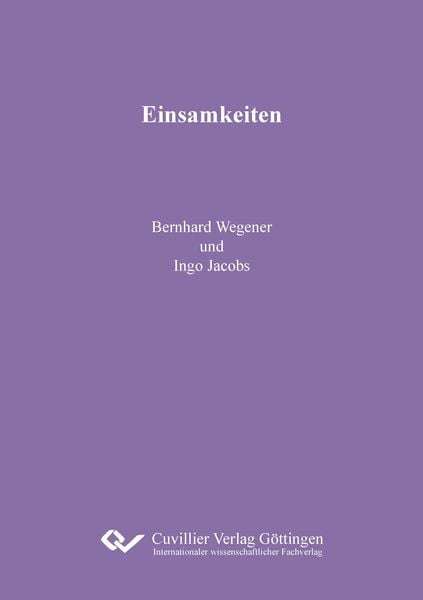 Produktbild: Einsamkeiten