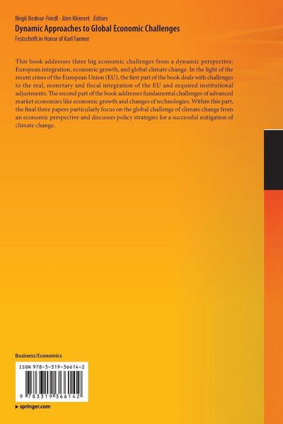 Produktbild: Dynamic Approaches to Global Economic Challenges