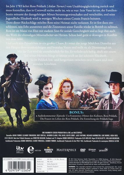 Produktbild: Poldark - Staffel 1 - Standard-Edition [3 DVDs]
