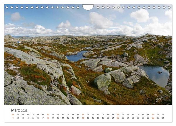 Produktbild: Norwegische Impressionen (Wandkalender 2026 DIN A4 quer), CALVENDO Monatskalender