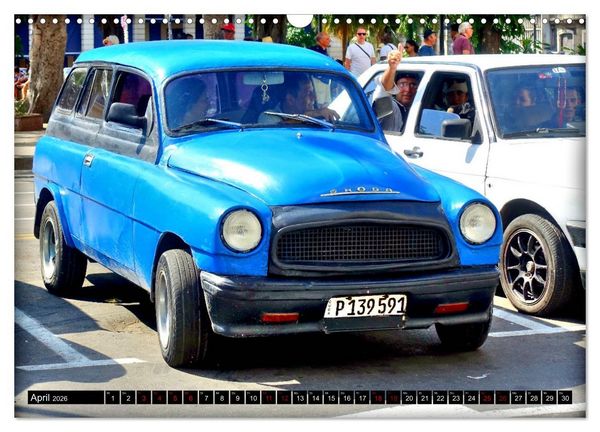 Produktbild: SKODA HITS - Oldtimer der CSSR in Kuba (Wandkalender 2026 DIN A3 quer), CALVENDO Monatskalender