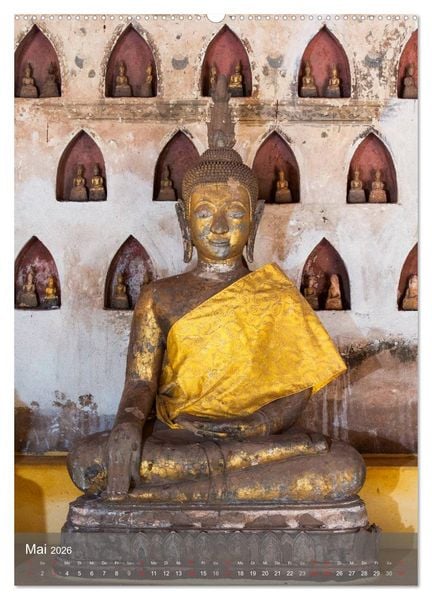 Produktbild: Buddha - Harmonie und Gelassenheit (hochwertiger Premium Wandkalender 2026 DIN A2 hoch), Kunstdruck in Hochglanz