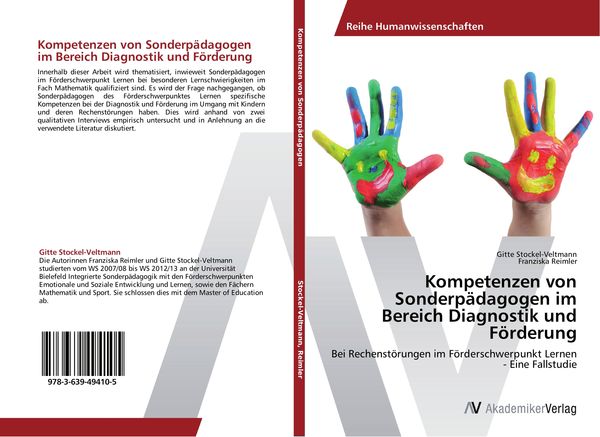 Kompetenzen von Sonderpädagogen im Bereich Diagnostik und Förderung, Taschenbuch von Gitte Stockel-Veltmann , Franziska Reimler, AV Akademikerverlag,
