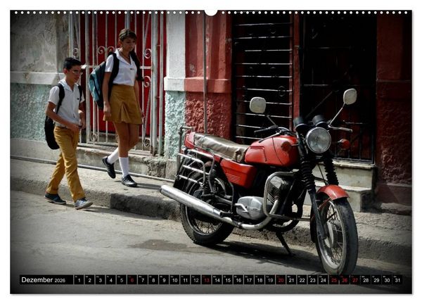 Produktbild: Motorrad-Legenden: JAWA (hochwertiger Premium Wandkalender 2026 DIN A2 quer), Kunstdruck in Hochglanz