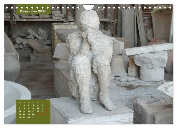 Produktbild: Pompeji-Kalender (Wandkalender 2026 DIN A4 quer), CALVENDO Monatskalender