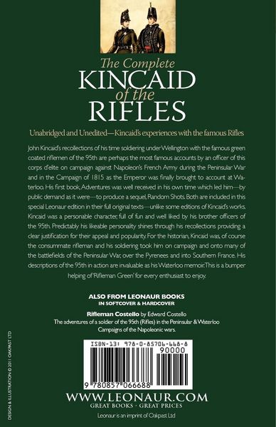 Produktbild: The Complete Kincaid of the Rifles-With the 95th (Rifles) During the Napoleonic Wars
