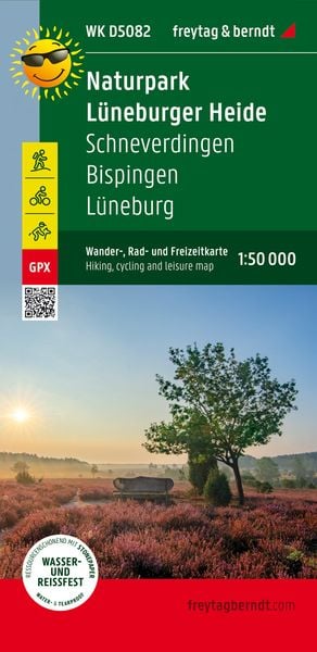 Naturpark Lüneburger Heide, Wander-, Rad- und Freizeitkarte 1:50.000, freytag & berndt, WK D5082, Sonstige von , KOMPASS freytag und berndt,