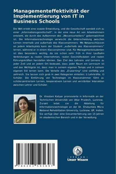 Produktbild: Managementeffektivit&auml;t der Implementierung von IT in Business Schools