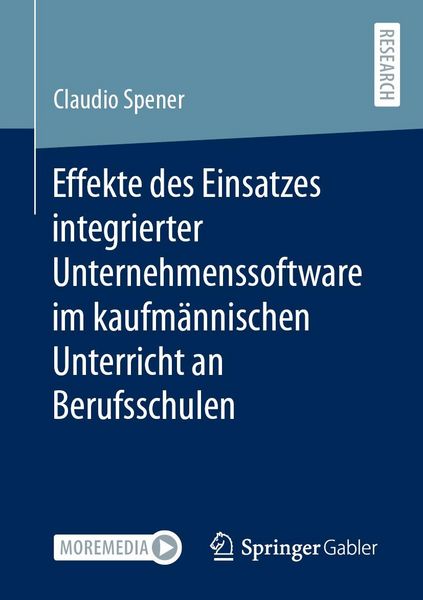 Produktbild: Effekte des Einsatzes integrierter Unternehmenssoftware im kaufm&auml;nnischen Unterricht an Berufsschulen