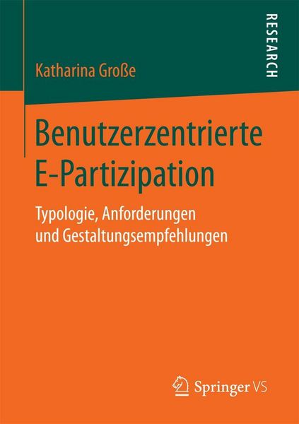 Produktbild: Benutzerzentrierte E-Partizipation