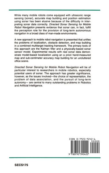 Produktbild: Directed Sonar Sensing for Mobile Robot Navigation