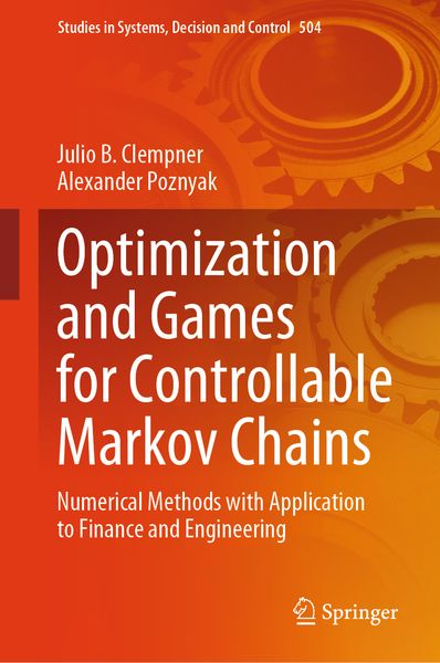 Produktbild: Optimization and Games for Controllable Markov Chains