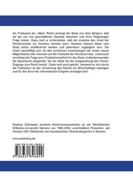 Produktbild: Die Publizit&auml;t von Normen im Internet