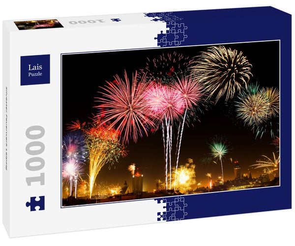 Produktbild: Lais Puzzle Silvester Feuerwerk Leipzig 1000 Teile