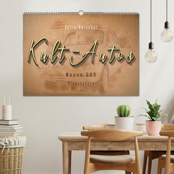 Produktbild: Kult-Autos, Nuova 500 (Wandkalender 2026 DIN A2 quer), CALVENDO Monatskalender