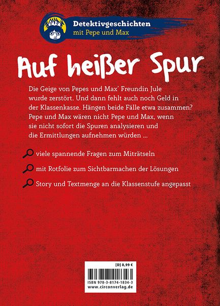 Produktbild: Auf hei&szlig;er Spur (3. Klasse)