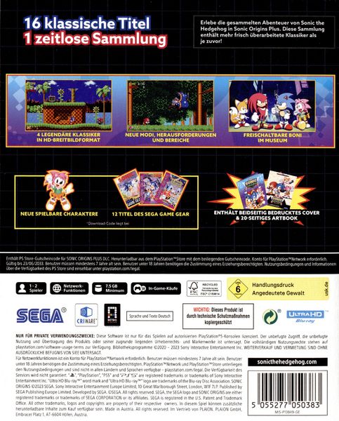 Produktbild: Sonic Origins Plus (Limited Edition)