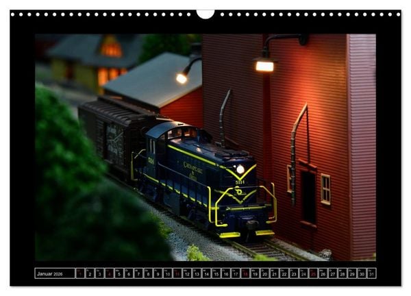 Produktbild: Amerikanische Modelleisenbahnen (Wandkalender 2026 DIN A3 quer), CALVENDO Monatskalender