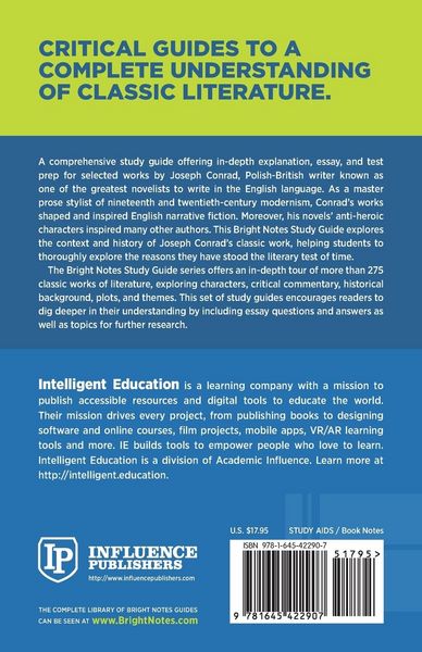 Produktbild: Study Guide to Lord Jim and Other Works by Joseph Conrad