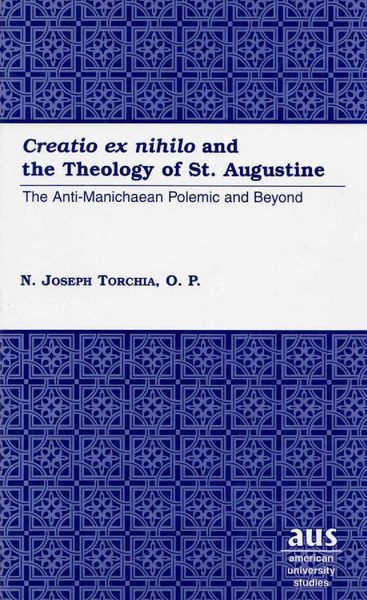 Produktbild: Creatio ex nihilo and the Theology of St. Augustine