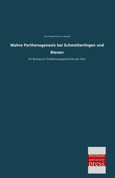 Produktbild: Wahre Parthenogenesis bei Schmetterlingen und Bienen