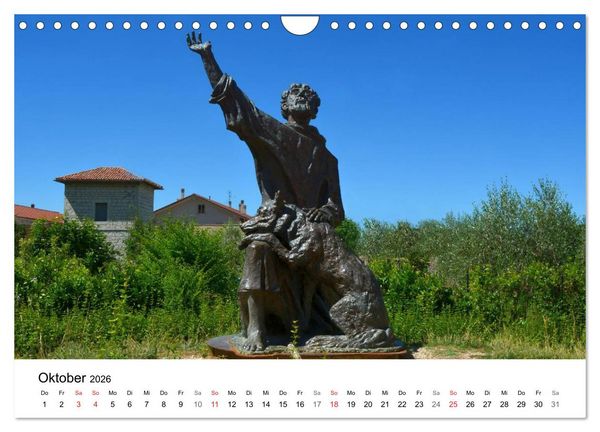 Produktbild: Gubbio - die mittelalterliche Stadt in Umbrien (Wandkalender 2026 DIN A4 quer), CALVENDO Monatskalender