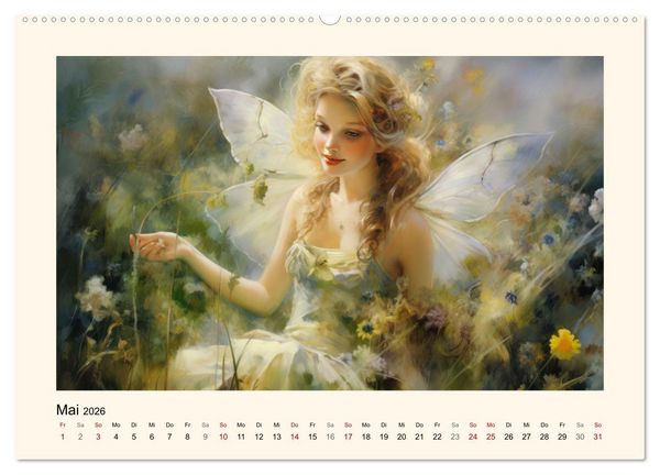 Produktbild: Feenglanz (Wandkalender 2026 DIN A2 quer), CALVENDO Monatskalender