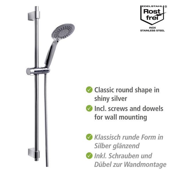 Produktbild: Brauseset Mod. Young Chrom, L&auml;nge Stange: 66 cm