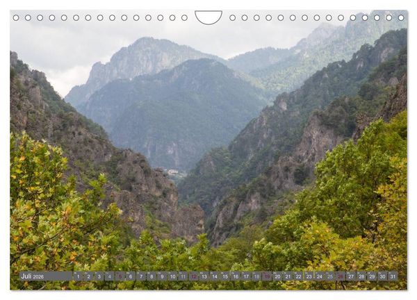 Produktbild: Griechenland 2026 - Zagorochoria und Vikos-Schlucht (Wandkalender 2026 DIN A4 quer), CALVENDO Monatskalender