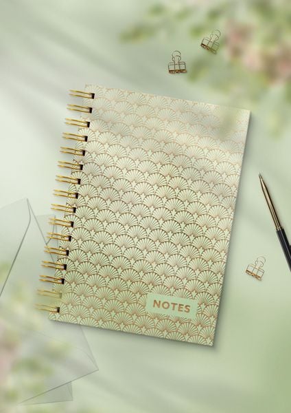 Produktbild: Burde Notizbuch A5 ArtDeco