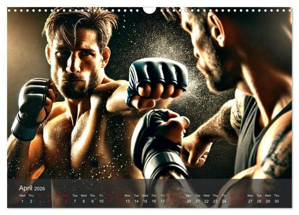 Produktbild: MMA UK - The ultimate fight (Wall Calendar 2026 DIN A3 landscape), CALVENDO 12 Month Wall Calendar