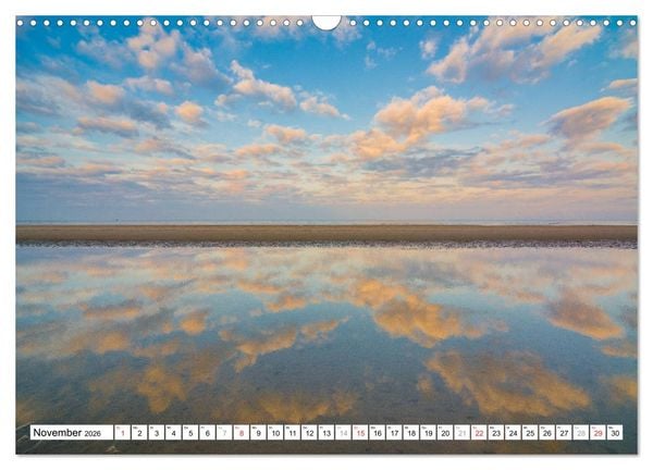 Produktbild: Eiderstedt - Willkommen am Watt (Wandkalender 2026 DIN A3 quer), CALVENDO Monatskalender