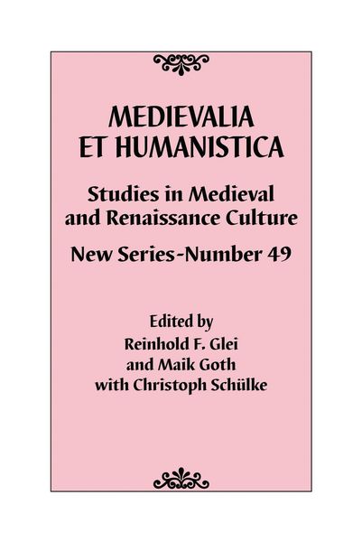 Produktbild: Medievalia Et Humanistica, No. 49