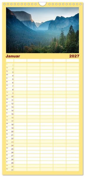 Produktbild: Familienplaner 2027 - Wild, Wide, West mit 5 Spalten (Wandkalender, 21 x 45 cm) CALVENDO