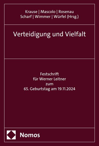 Produktbild: Verteidigung und Vielfalt
