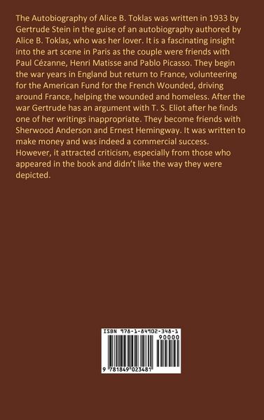 Produktbild: The Autobiography of Alice B Toklas