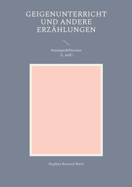 Produktbild: Geigenunterricht und andere Erz&auml;hlungen