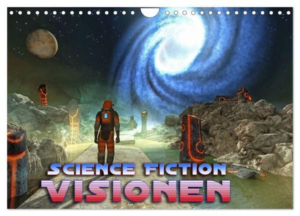 Science Fiction Visionen (Wandkalender 2026 DIN A4 quer), CALVENDO Monatskalender