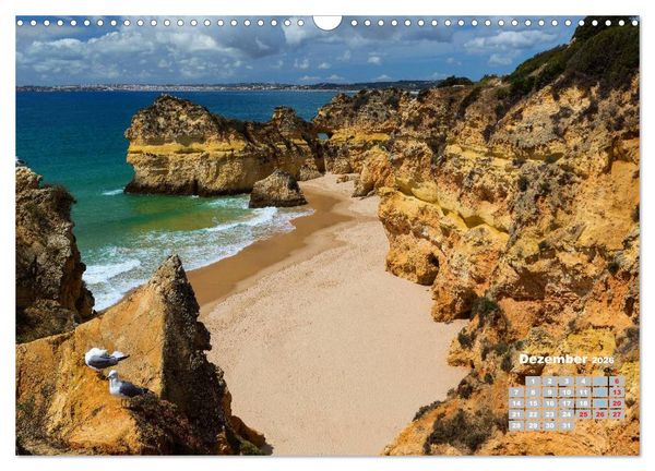 Produktbild: Portugals Traumk&uuml;ste Algarve (Wandkalender 2026 DIN A3 quer), CALVENDO Monatskalender