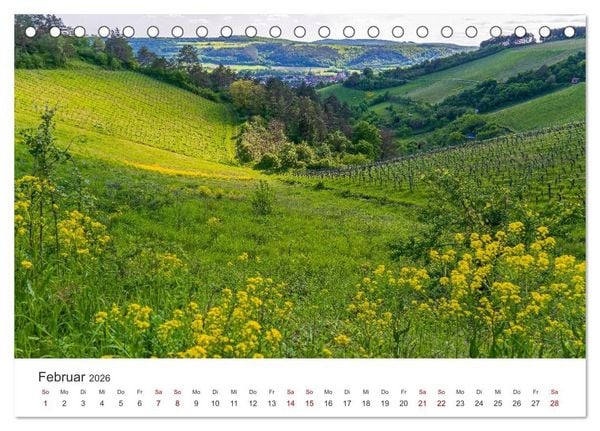 Produktbild: Franken - Malerische Orte und Landschaften (Tischkalender 2026 DIN A5 quer), CALVENDO Monatskalender