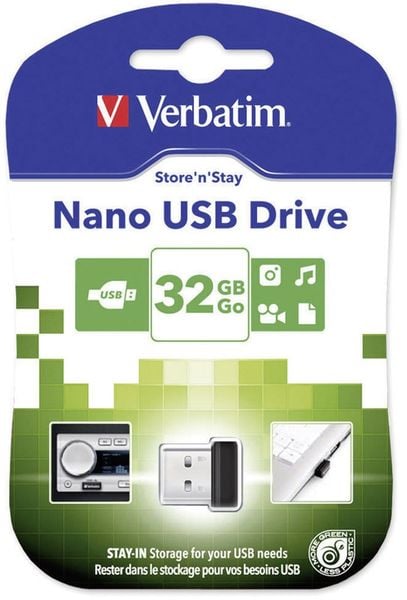Produktbild: VERBATIM USB 2.0 Drive 32GB Nano
