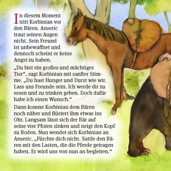 Produktbild: Korbinian und der Bär. Mini-Bilderbuch