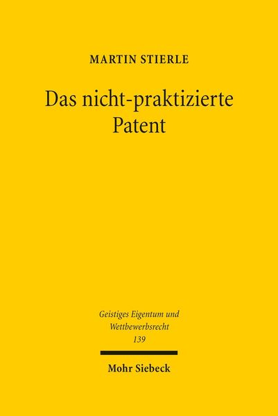 Produktbild: Das nicht-praktizierte Patent
