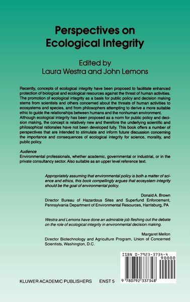 Produktbild: Perspectives on Ecological Integrity