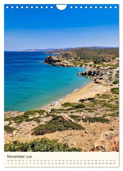 Produktbild: A feast for the eyes - Crete (Wall Calendar 2026 DIN A4 portrait), CALVENDO 12 Month Wall Calendar